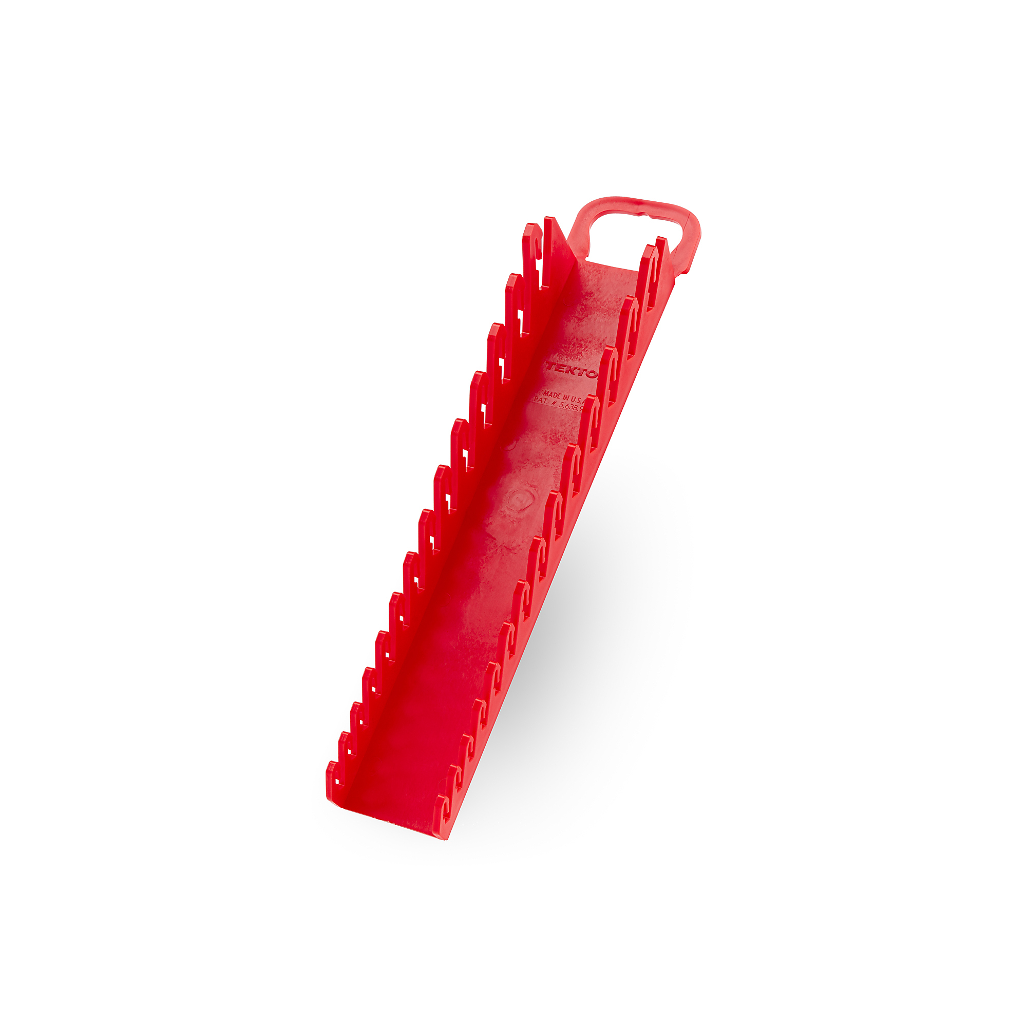 TEKTON 14-Tool Stubby Combination Wrench Holder (Red) | OWP21214